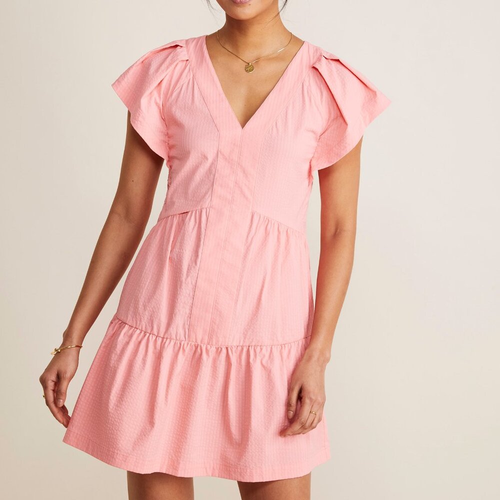 Vineyard Vines Small Harbor Tiered Ruffle-Sleeve Dress